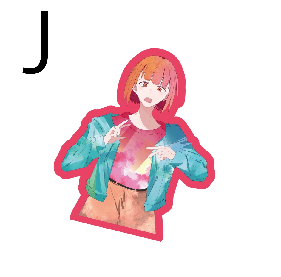 ステッカーJ
