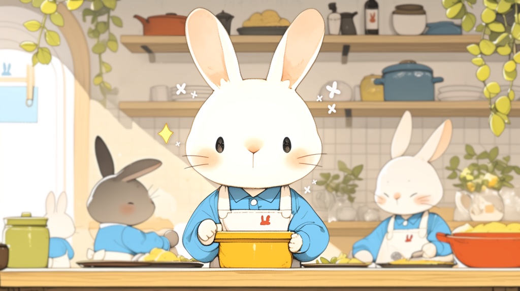 フリーBGM集「うさぎ食堂、本日ものんびり営業中」無料版・ボーナストラックつき有料版