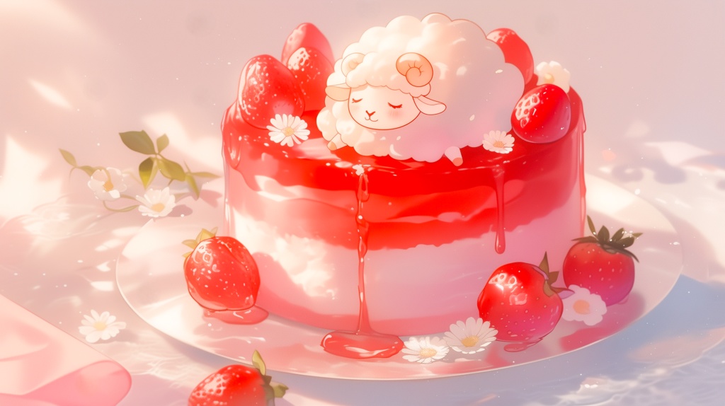 フリーBGM集「ひつじクリームつきいちごケーキ」癒やし系カフェミュージック