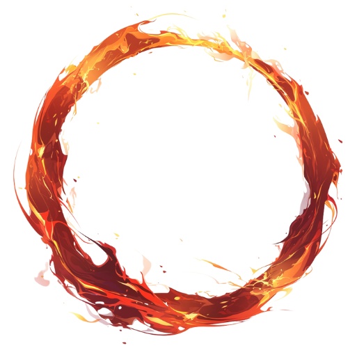 【無料版】アイコンリング!炎【IRIAM素材】