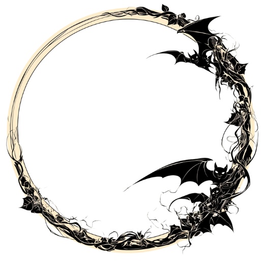 【無料版】アイコンリング！ハロウィン(コウモリ)【IRIAM素材】