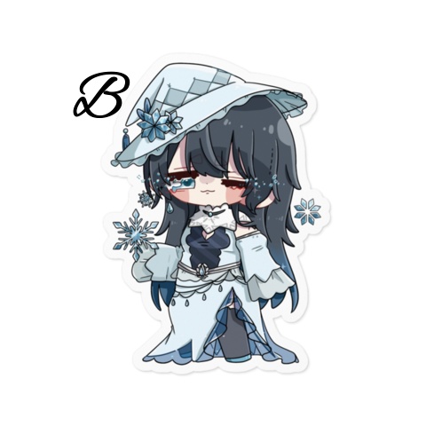 【在庫限り】熨斗目メナ誕生祭記念グッズ ステッカー 全2種