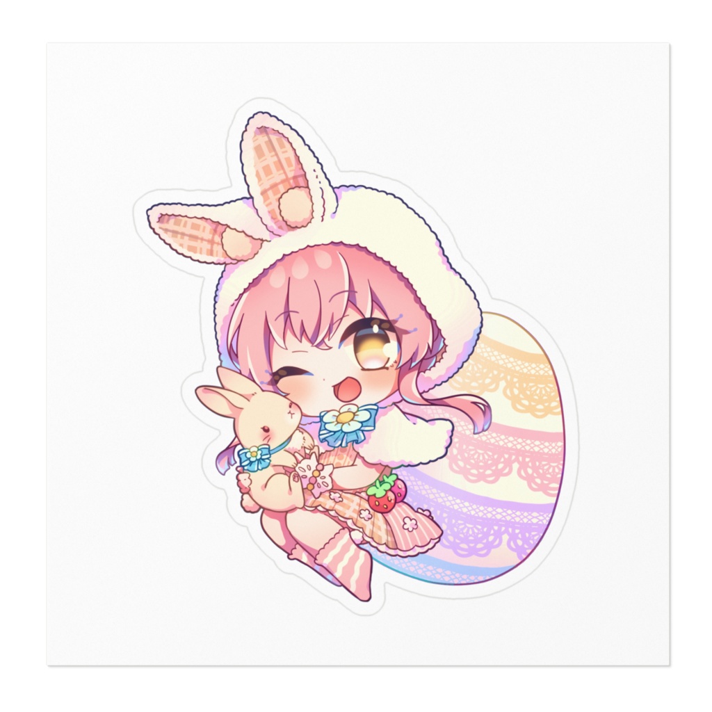 はっぴーいーすたー!ステッカー