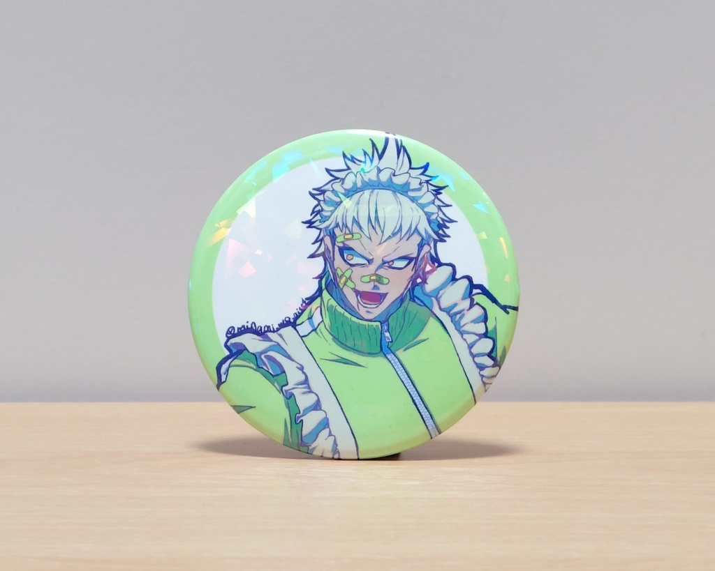 ジャージメイド缶バッジ76mm