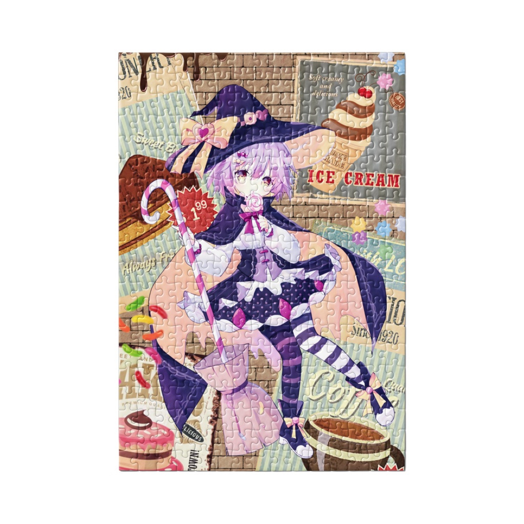 お菓子の魔女のスイーツパズル