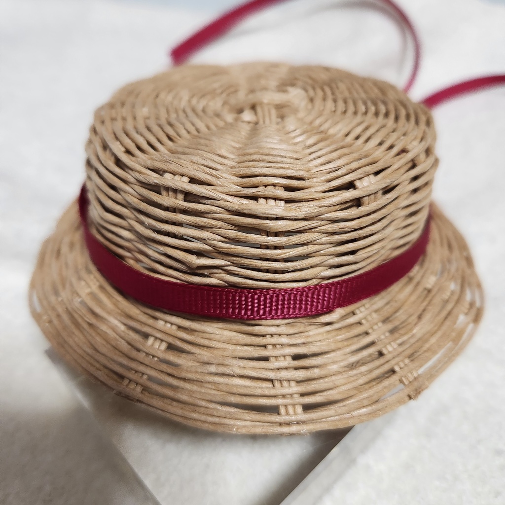 ベージュのお帽子【再々頒】