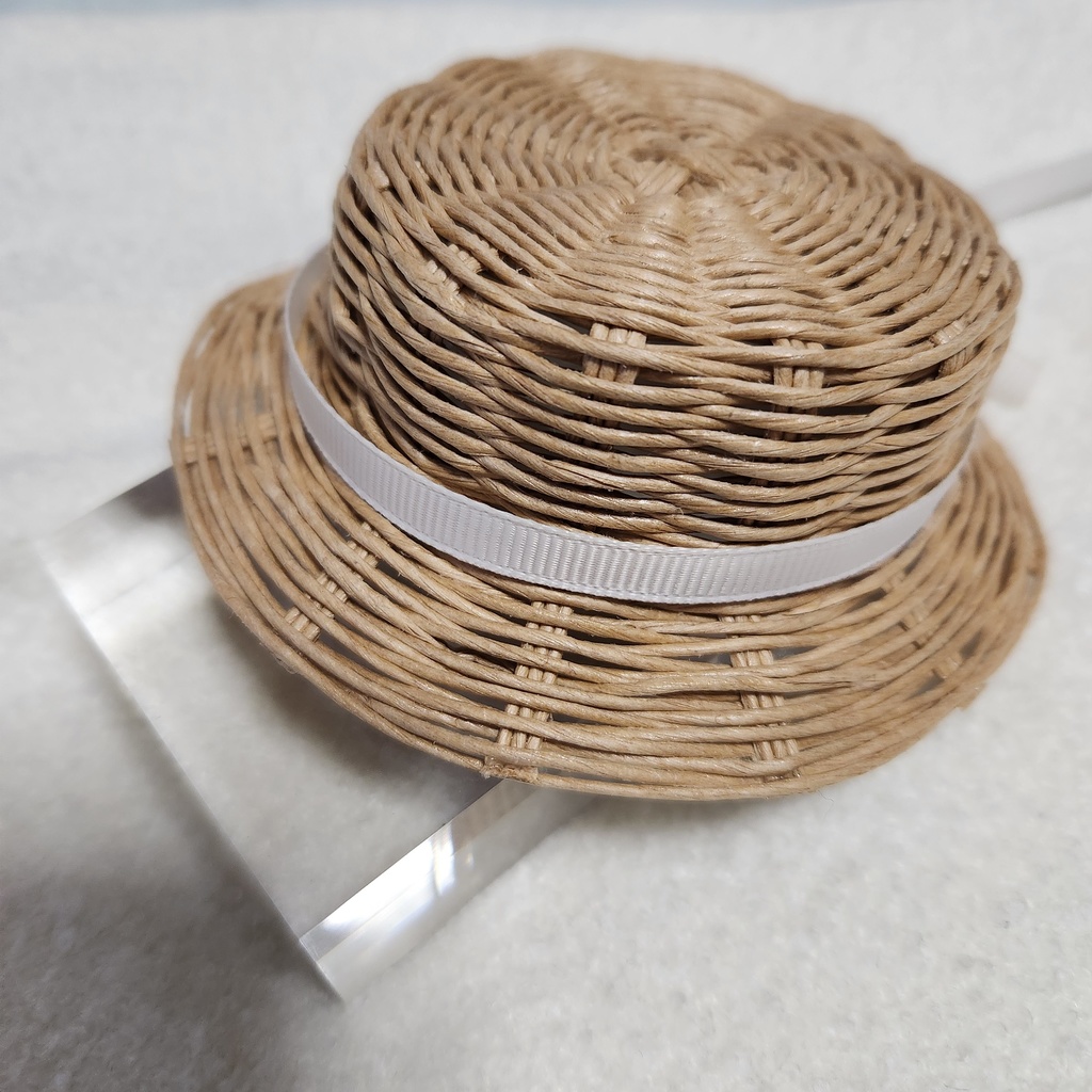 ベージュのお帽子【再々頒】