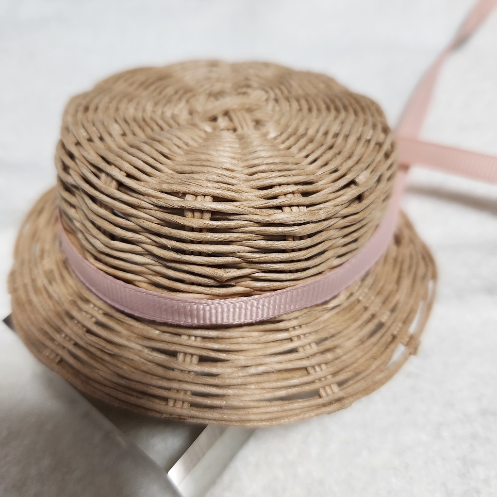 ベージュのお帽子【再々頒】