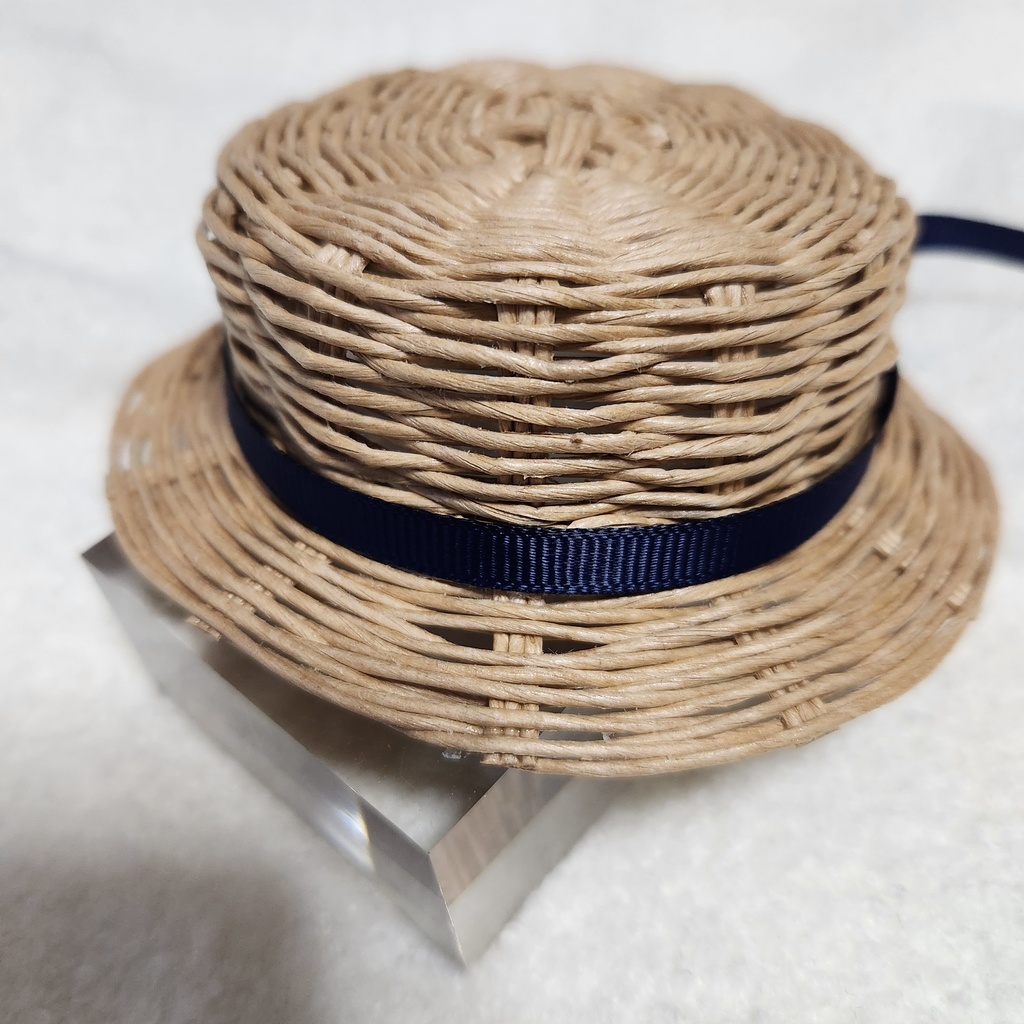 ベージュのお帽子【再々頒】