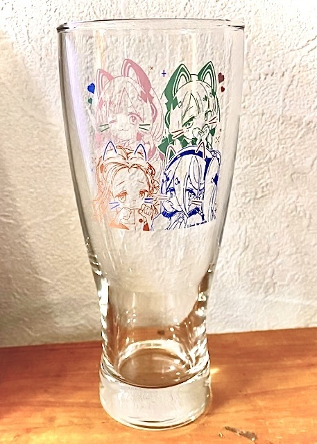 にゃんにゃんドリンクグラス