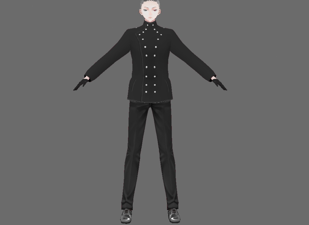 ナポレオンコート|ショート/ロング丈セット【VRoid用】