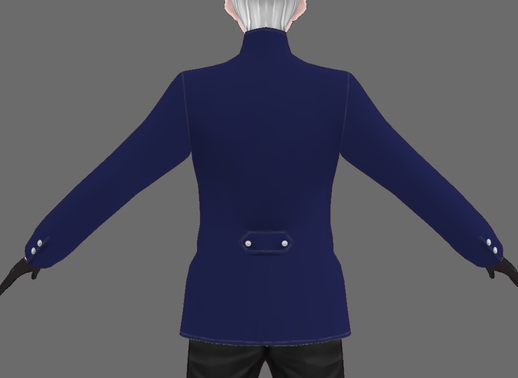 ナポレオンコート|ショート/ロング丈セット【VRoid用】