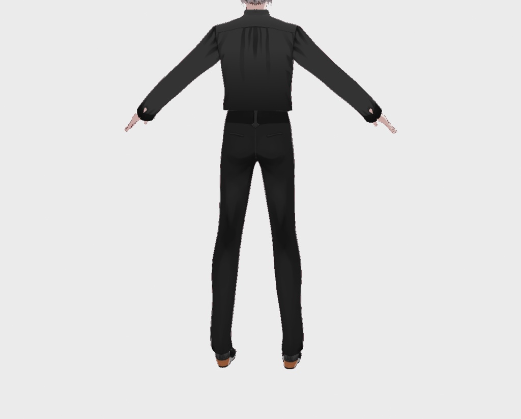 ゴシック風味衣装全身6点セット【VRoid用】