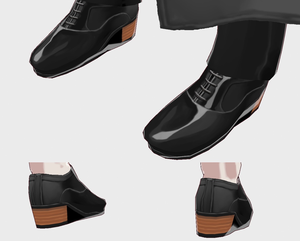 ゴシック風味衣装全身6点セット【VRoid用】