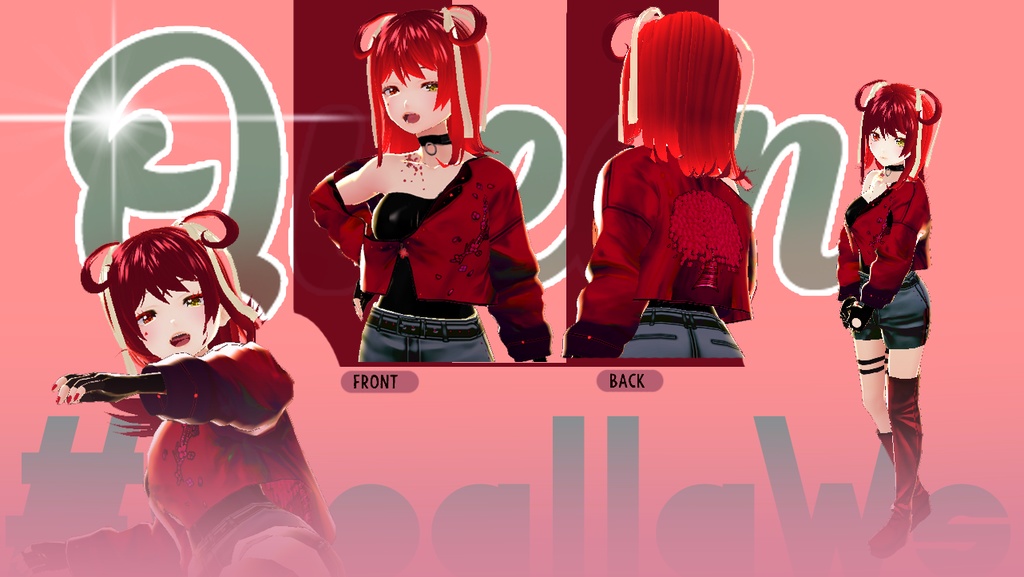 QUEEN series VROID texture