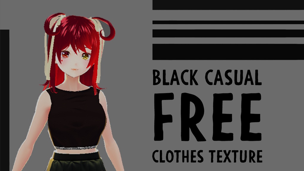 VROID top clothing texture FREE