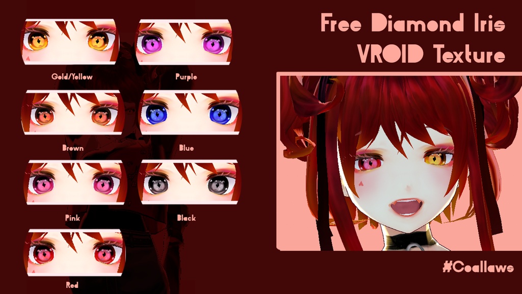 Diamond Iris VROID texture