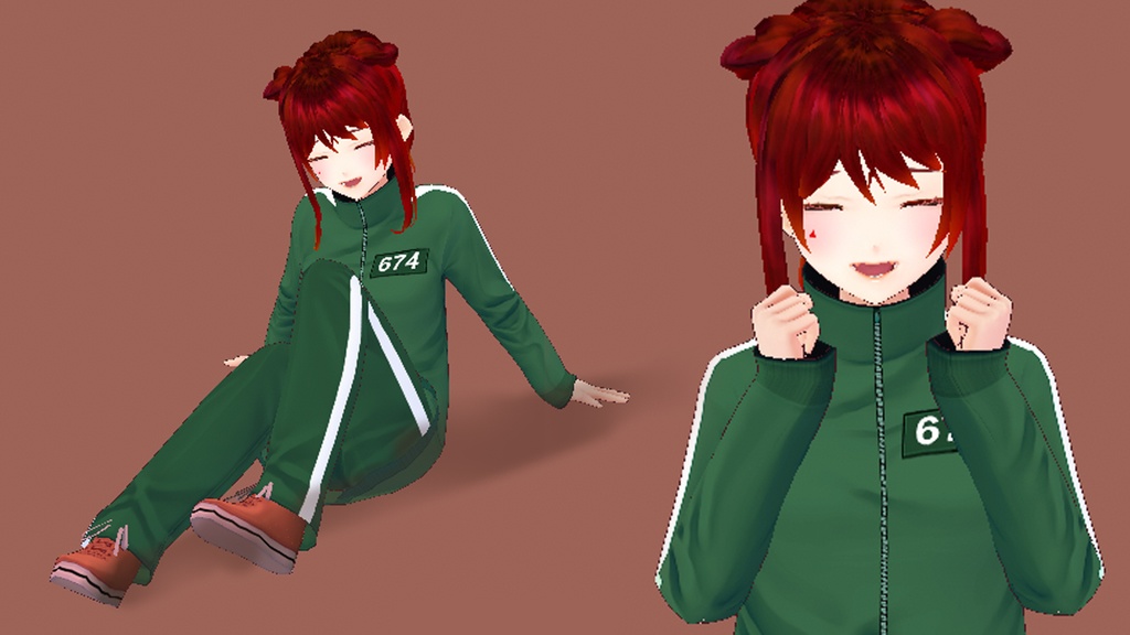 Squid Game Jersey VROID texture
