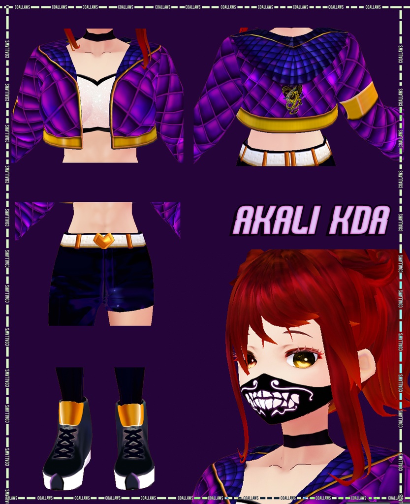 Akali KDA VROID