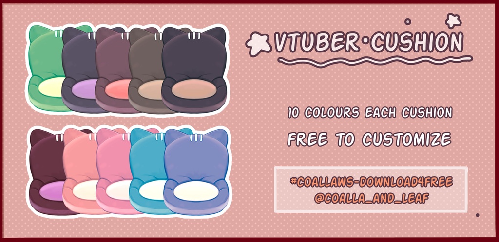 Vtuber cushion
