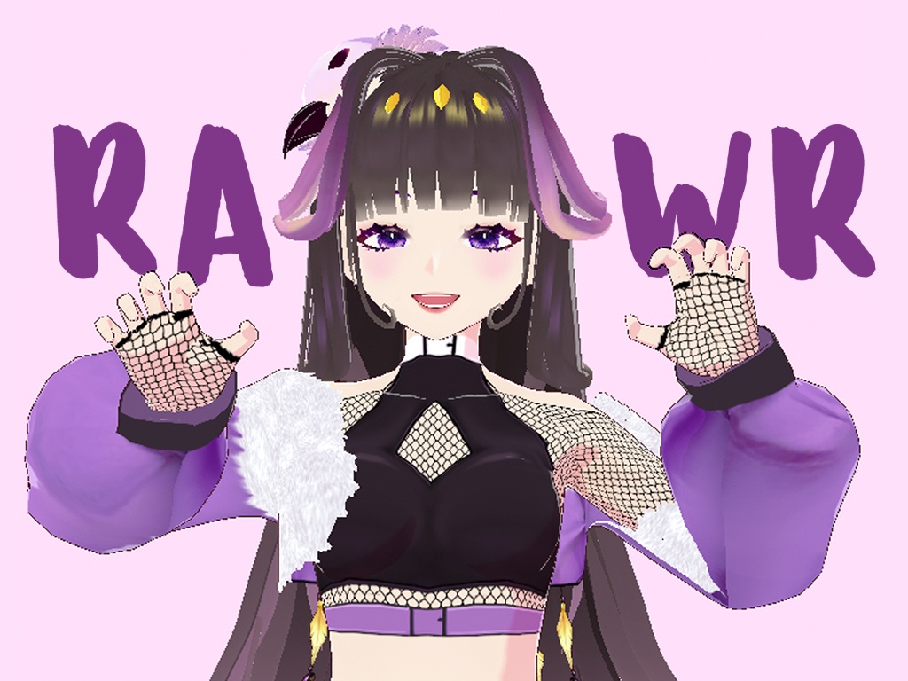 Unfinished BREEA VROID model+model design