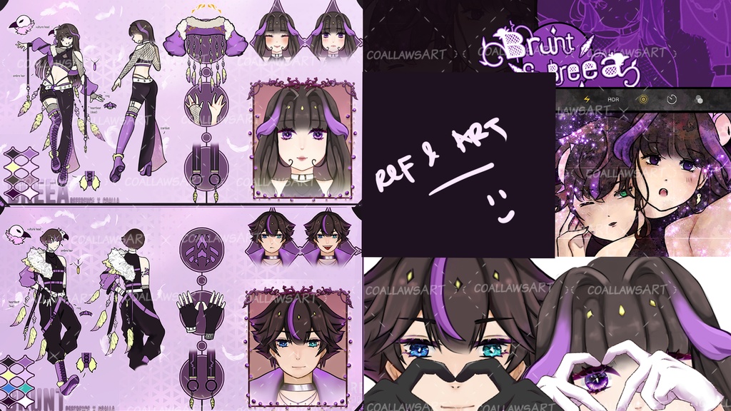 Unfinished BREEA VROID model+model design