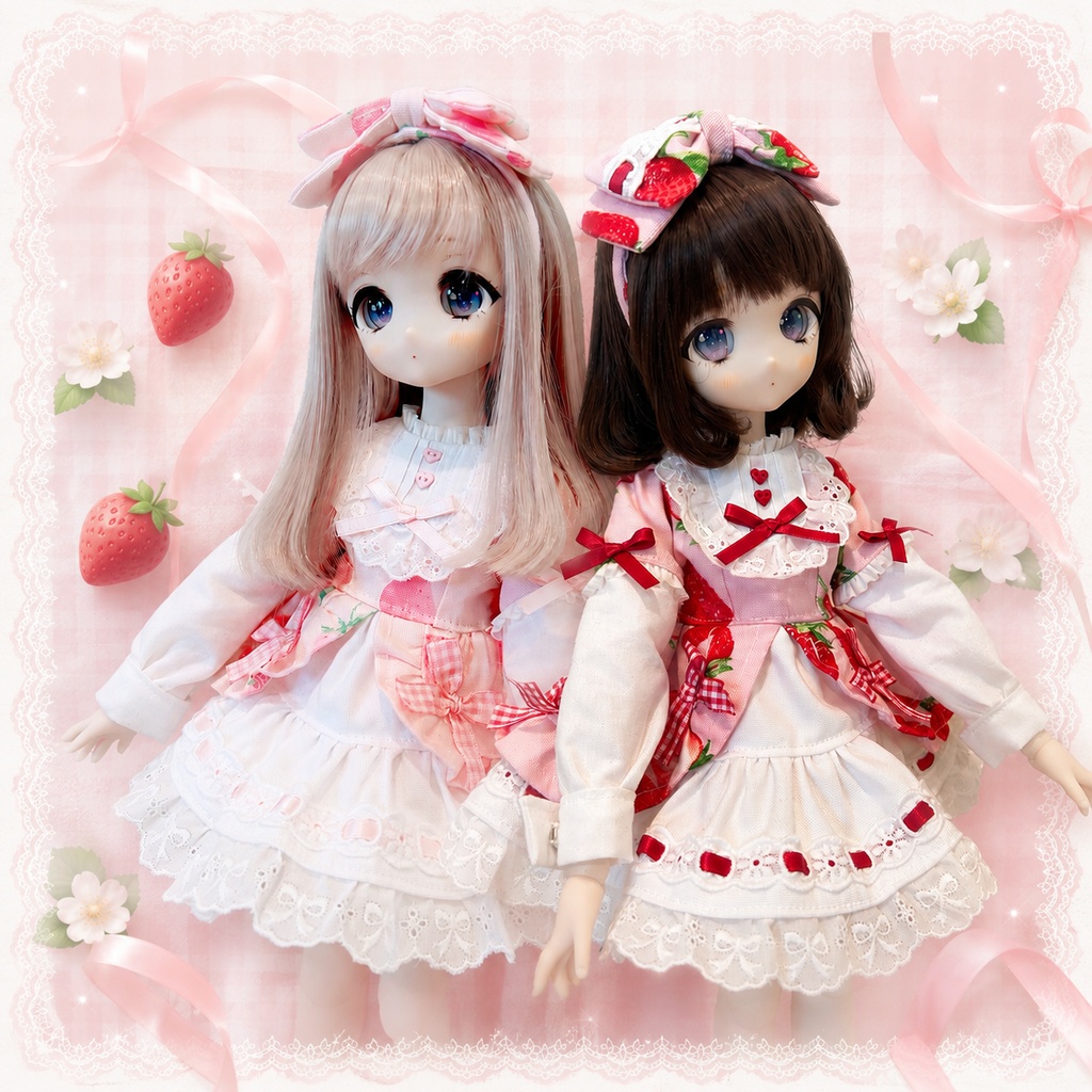 MDD(S胸)いちご乙女ワンピース