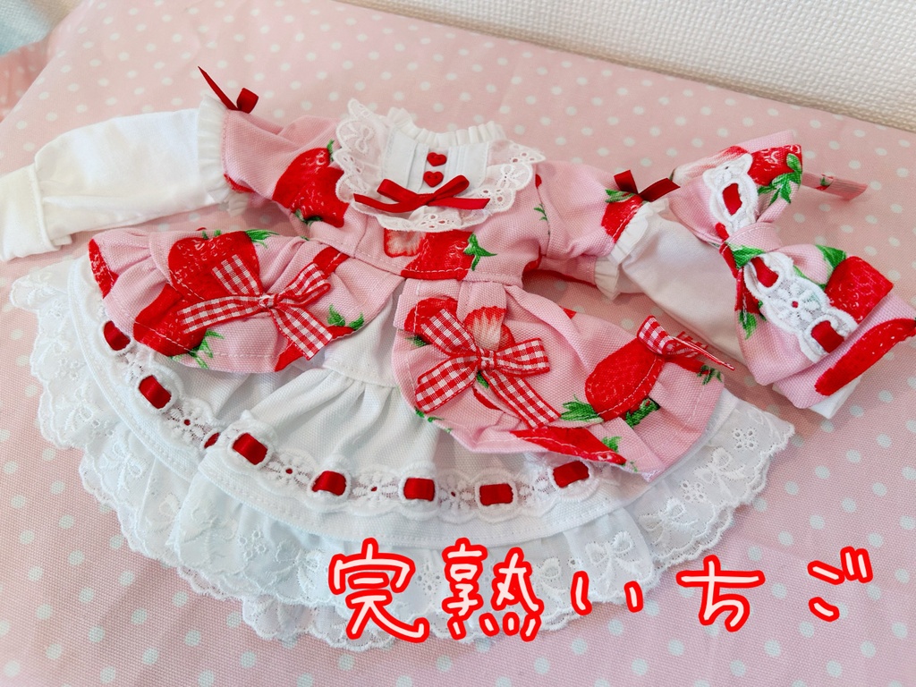MDD(S胸)いちご乙女ワンピース