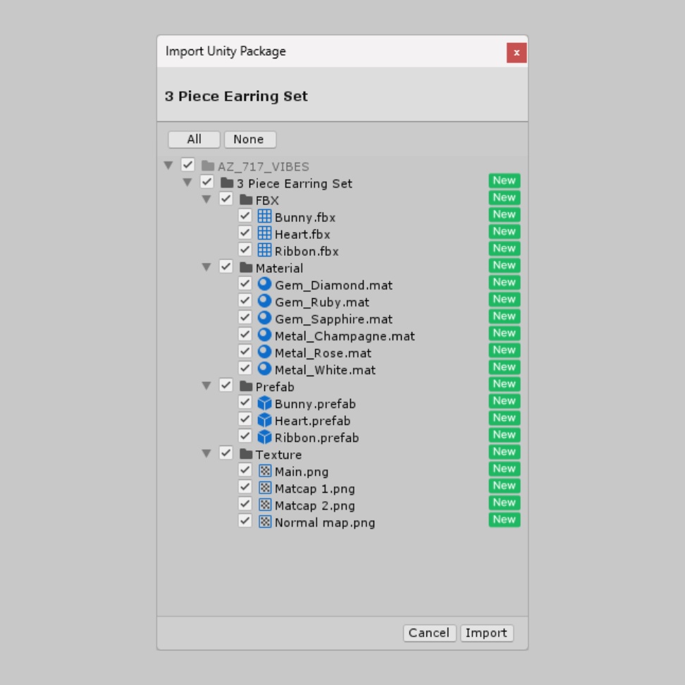 Earring Set // 3 Piece
