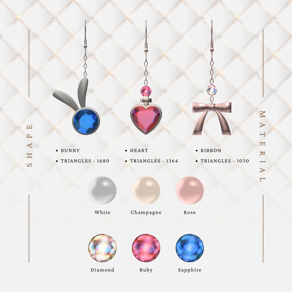 Earring Set // 3 Piece