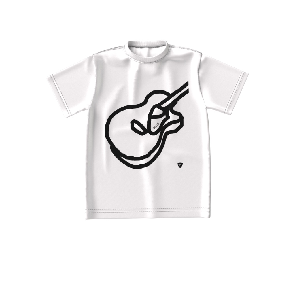 樽生公式Tシャツ(ギター) 【白】
