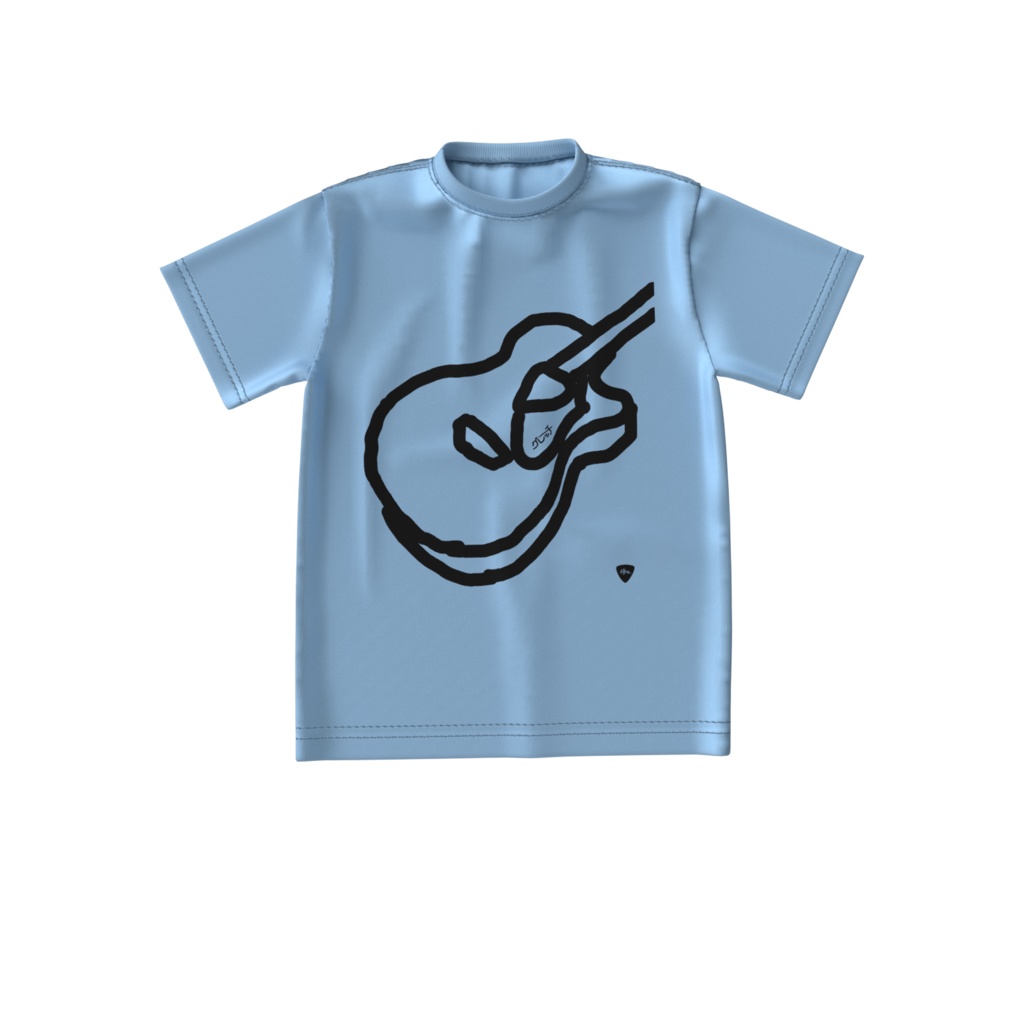 樽生Tシャツ（ギター） 【アシッドグレー】