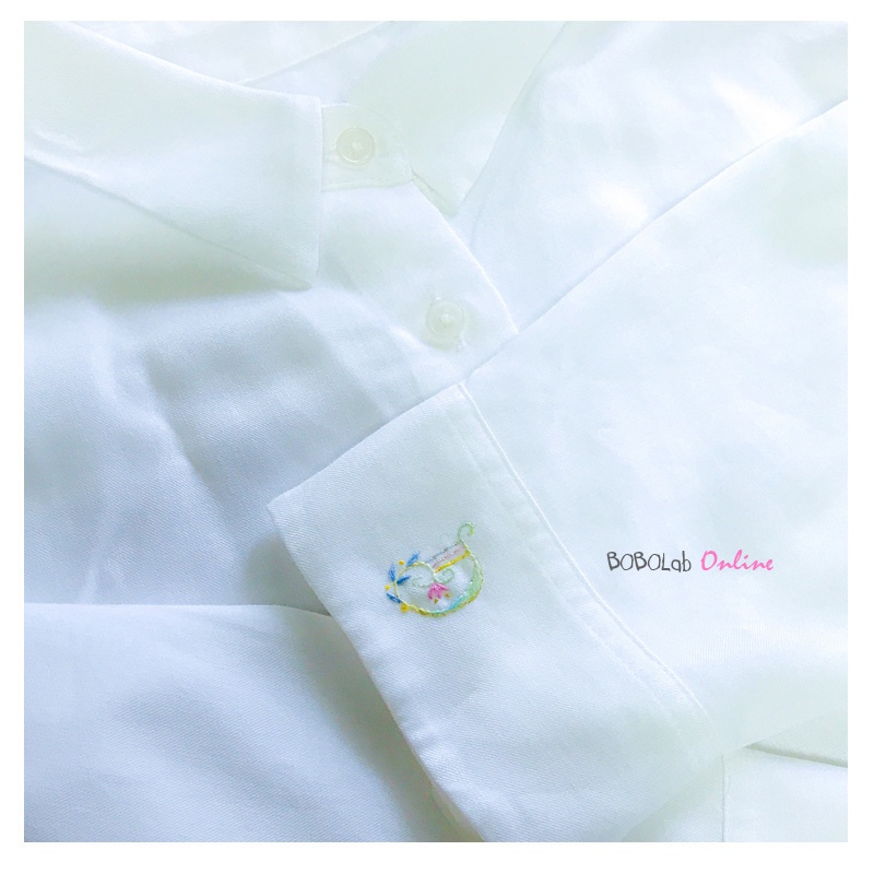 花文字刺繍図案 letter#4