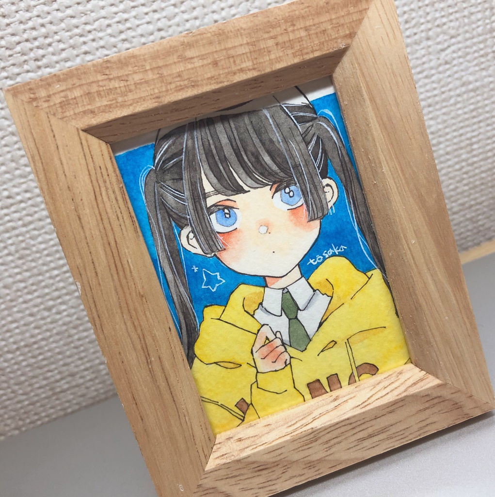 ミニ水彩原画