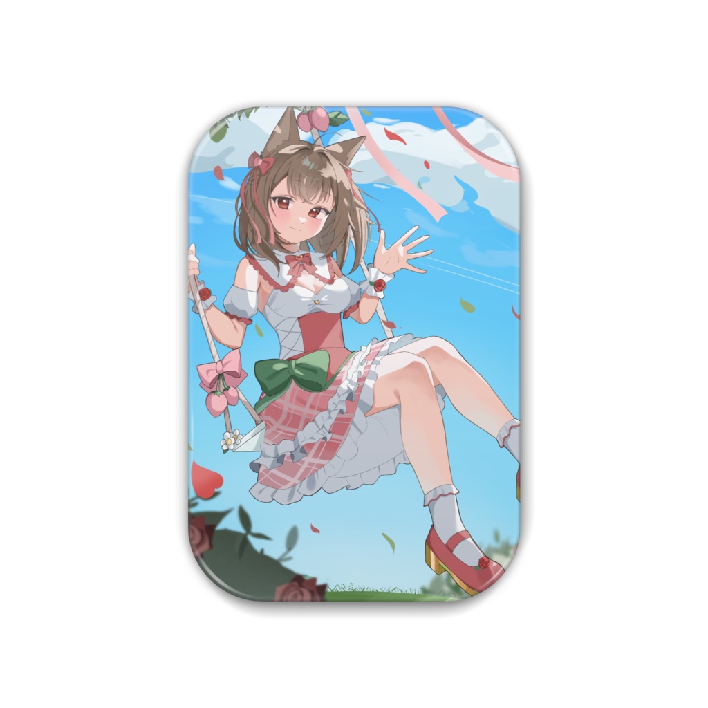 しおの缶バッジ