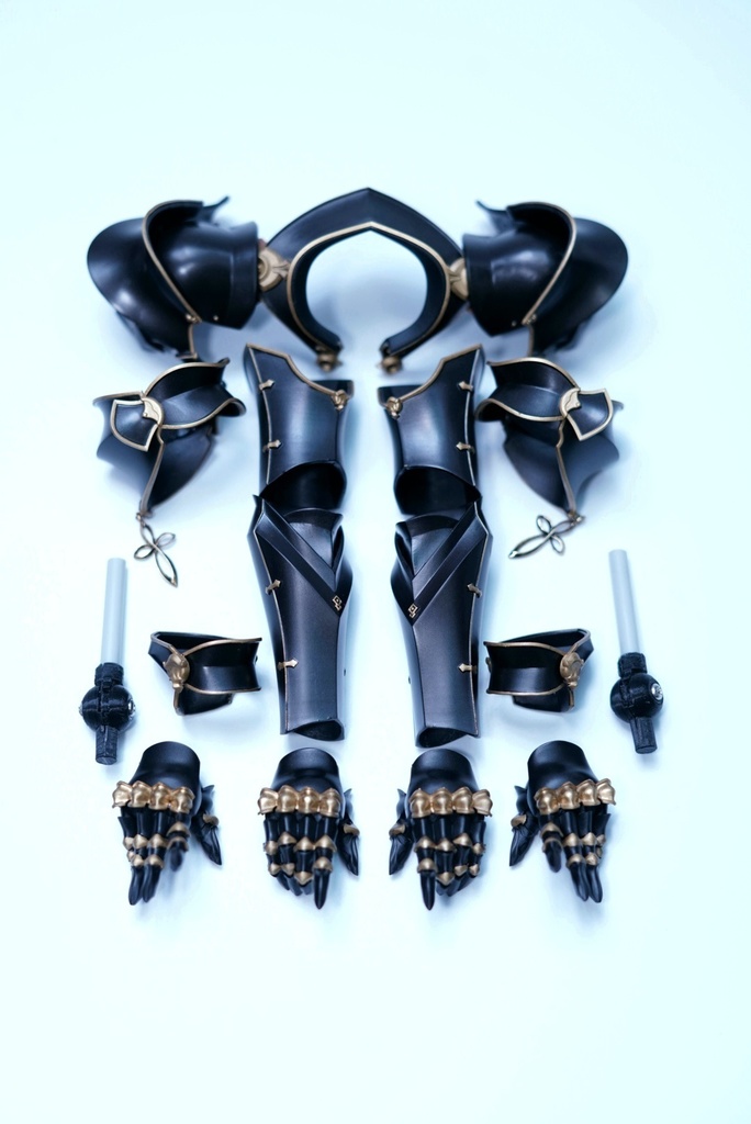 DD用 ガントレット&首、肩アーマー