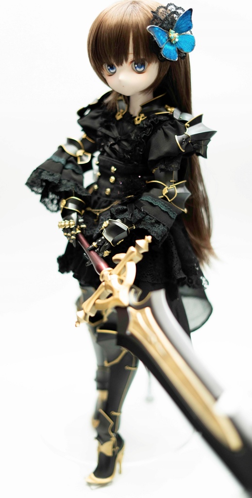 ドール用 両手剣 (剣全長約42cm)