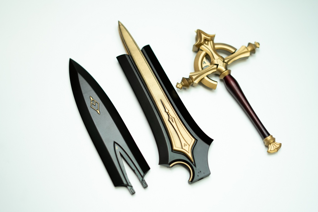 ドール用 両手剣 (剣全長約42cm) - aimai_middle 武器・防具・アイテム専門店/あいまいみどる - BOOTH