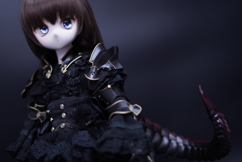 40㎝ドール向け ドラゴン尻尾(レッド)
