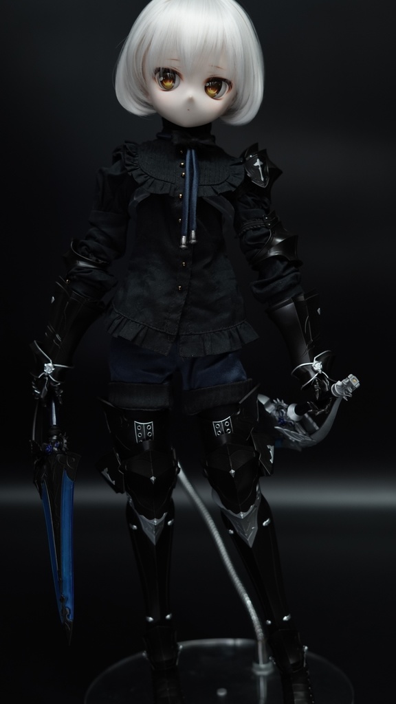 MDD 双剣士セット(ガントレット、グリーヴ、双剣)