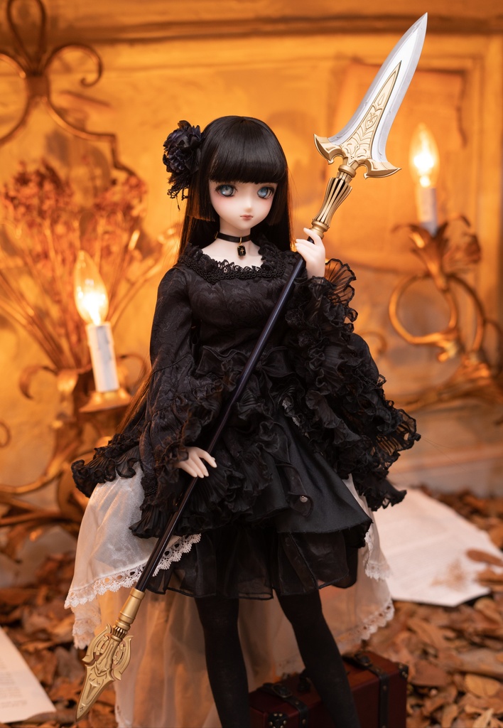 60cmドール向け ショートスピア