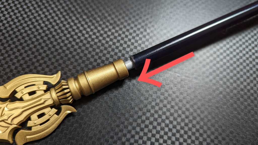 60cmドール向け ショートスピア