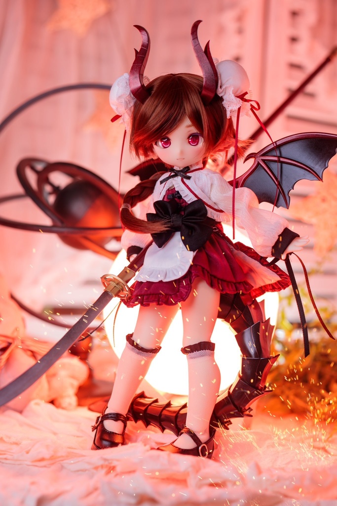 1/6ドールサイズ ドラゴンセット(赤/RED)