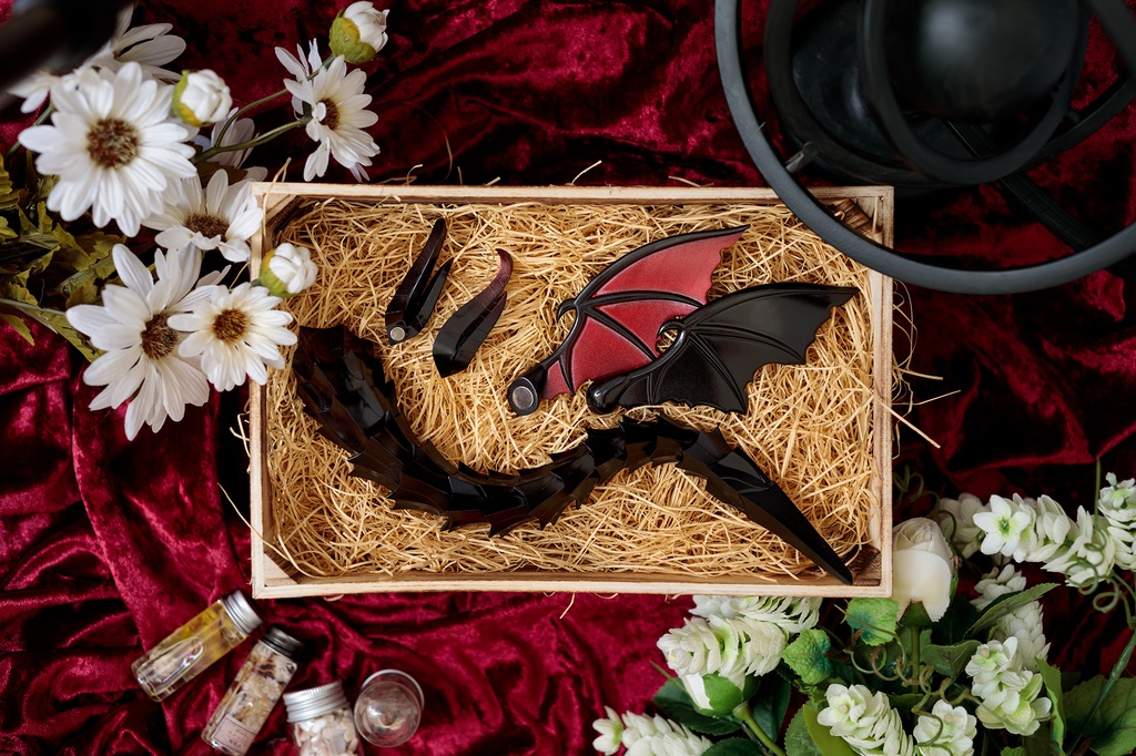 1/6ドールサイズ ドラゴンセット(黒/BLACK)