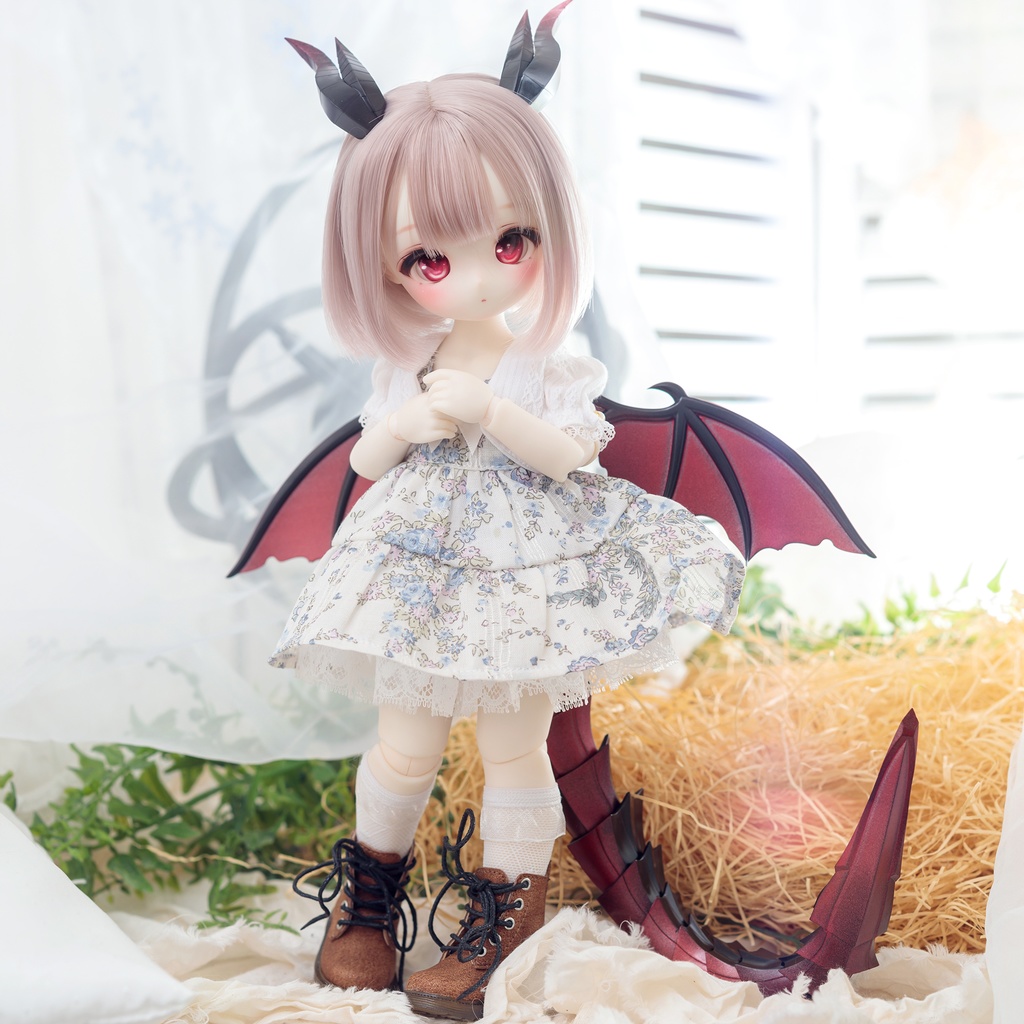 1/6ドールサイズ ドラゴン赤&黒Wセット