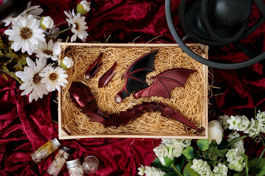 1/6ドールサイズ ドラゴン赤&黒Wセット