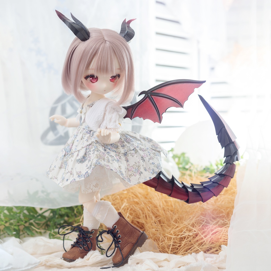 1/6ドールサイズ ドラゴン赤&黒Wセット