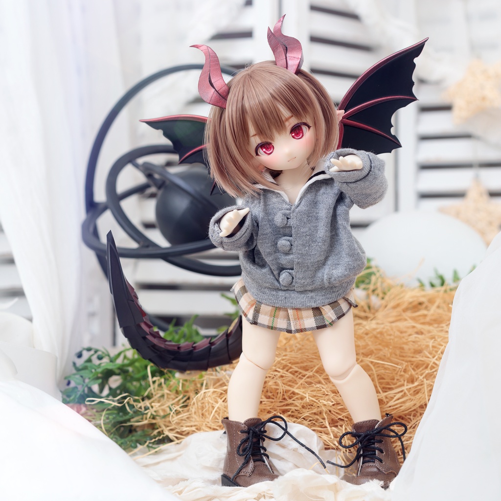 1/6ドールサイズ ドラゴン赤&黒Wセット