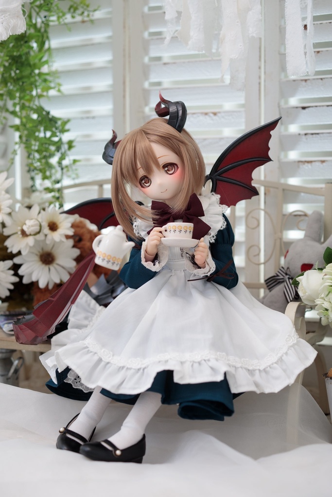 40cmドール向け ドラゴンセット(黒/BLACK)