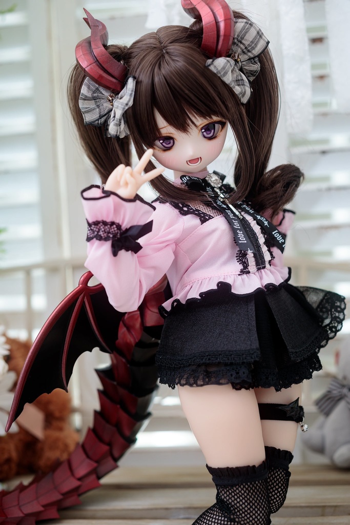 40cmドール向け ドラゴンセット(赤/RED)